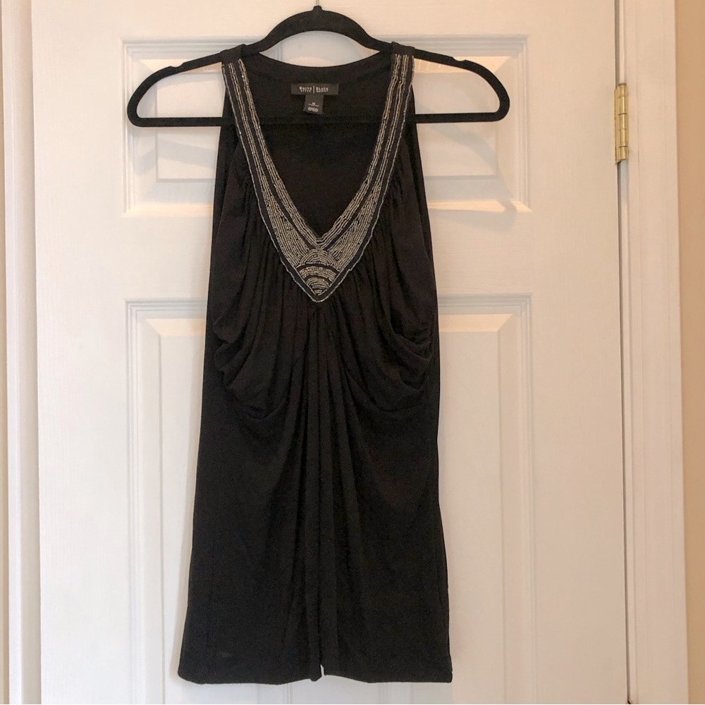 White House Black Market beaded top